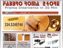 Tablet Screenshot of fabbro-roma.biz